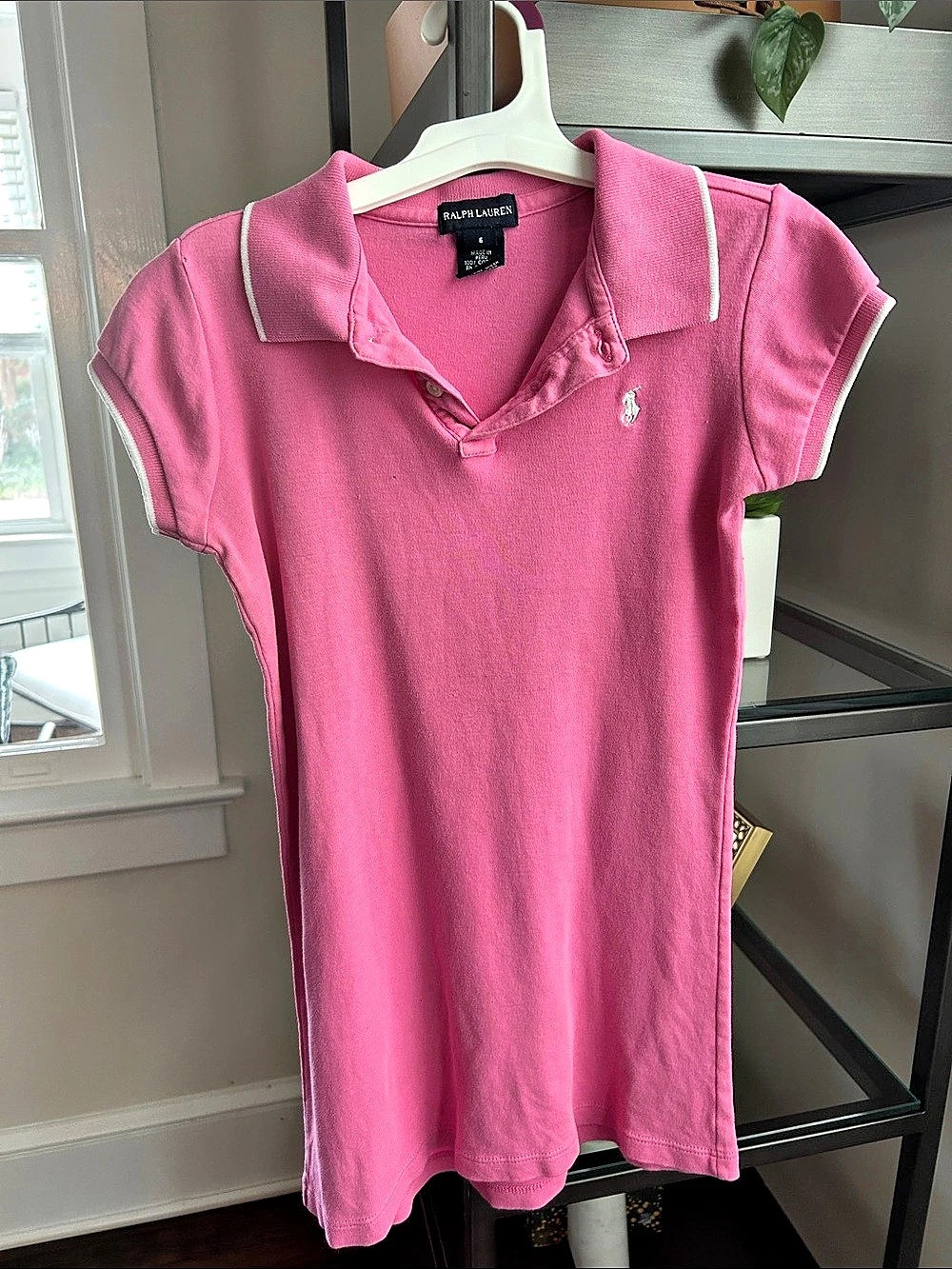 Ralph Lauren Polo Short Sleeve in Pink Size Small
